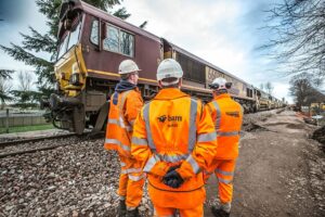 Bam Nuttall Highlands Enhancements Programme Forres ballast