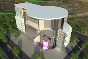 STEP fusion reactor cutaway schematic